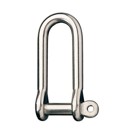 Ronstan International Shackle, Long D, Pin, 3/8" RF625